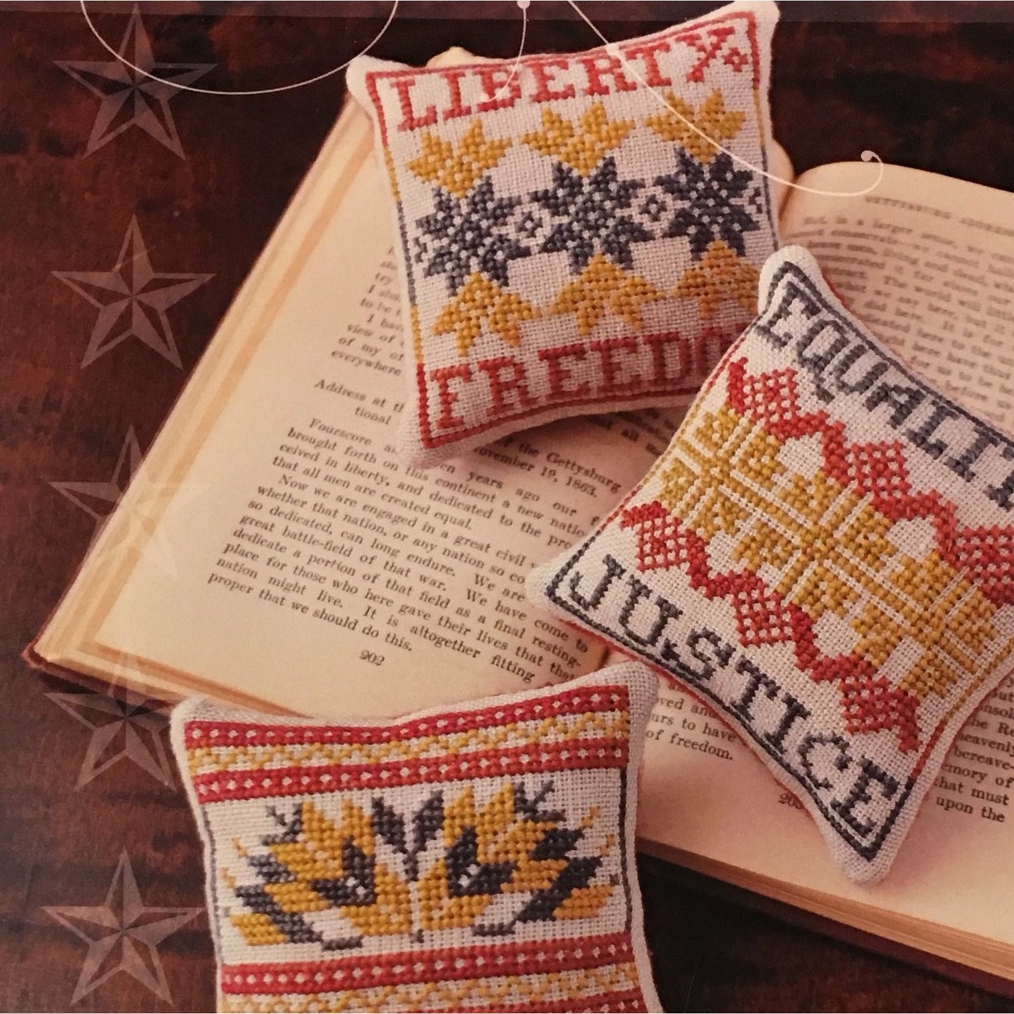 Liberty & Justice for All Cross Stitch Pattern