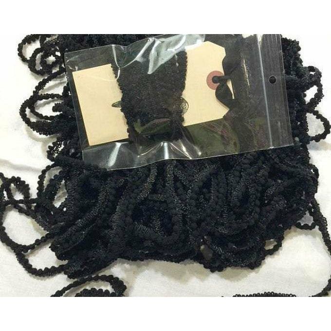 Lady Dot Creates ~ Licorice Pom Pom Trim