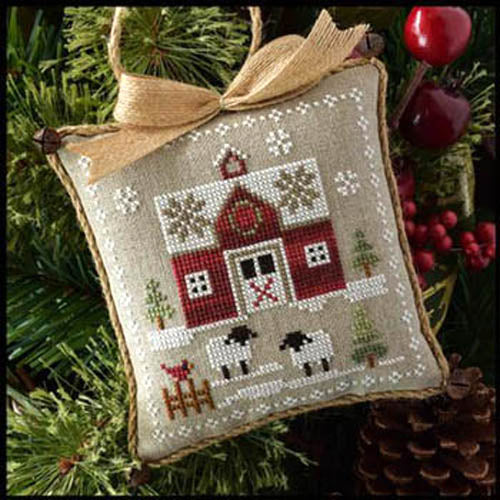 Farmhouse Christmas ~ Part 1 Little Red Barn Pattern