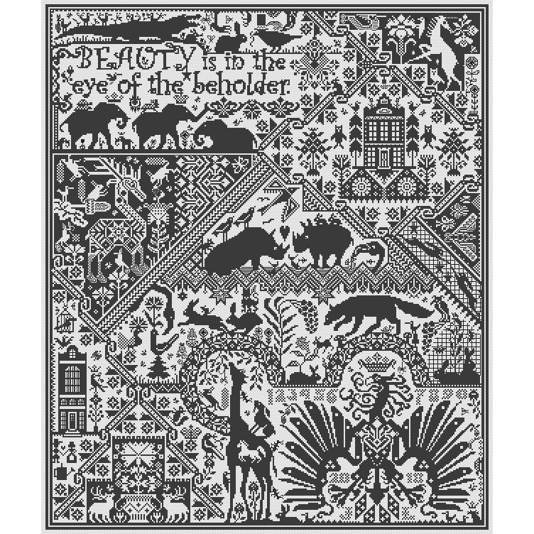 Lo & Behold Long Dog Samplers Pattern