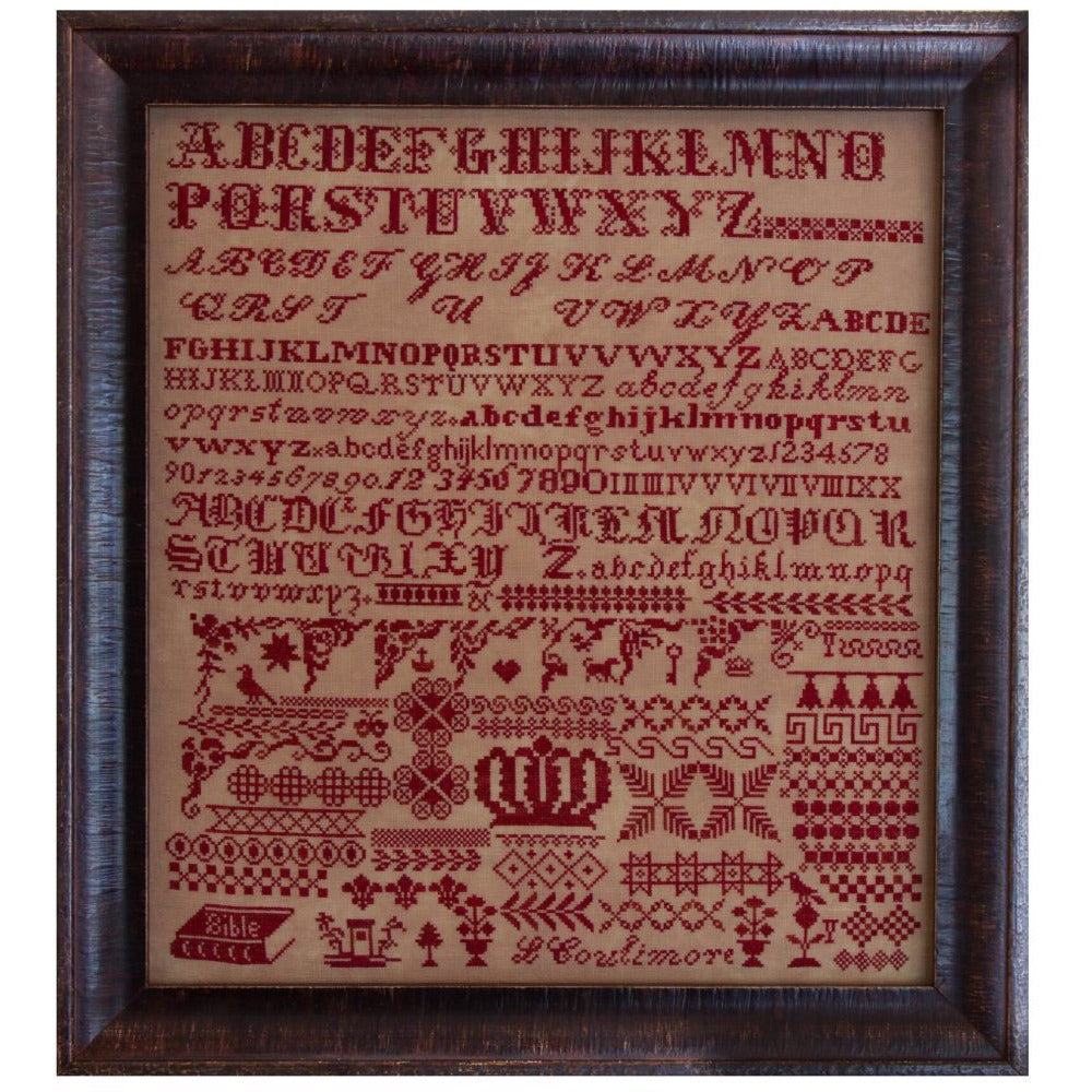 Hands Across The Sea ~ Louisa Coulimore Bristol Orphanage Sampler Pattern