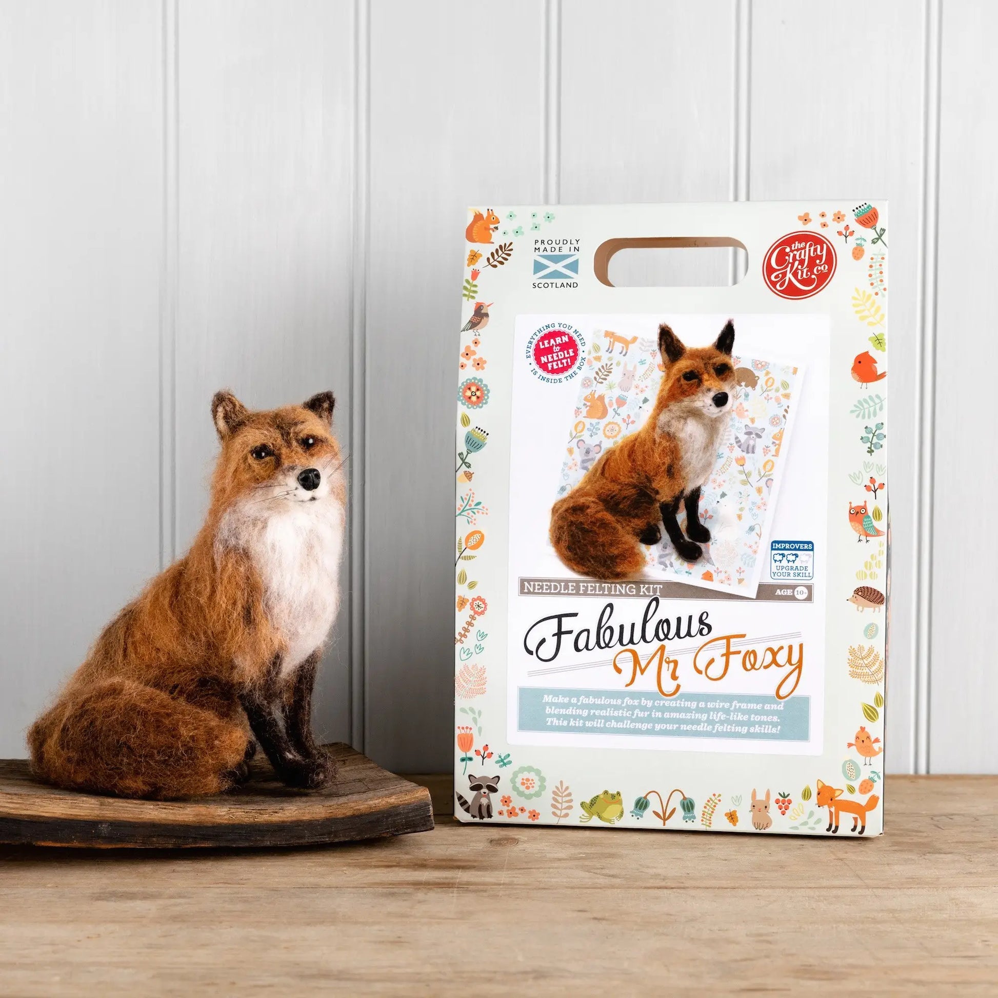 The Crafty Kit Company ~ Fabulous Mr. Foxy Needle Felting Kit