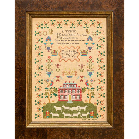 Hands Across The Sea ~ Mary Ann Ragg 1826 Sampler Pattern Booklet