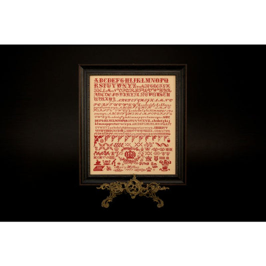 Hands Across The Sea ~ Mary Hillier 1867 Sampler Pattern Printed Book