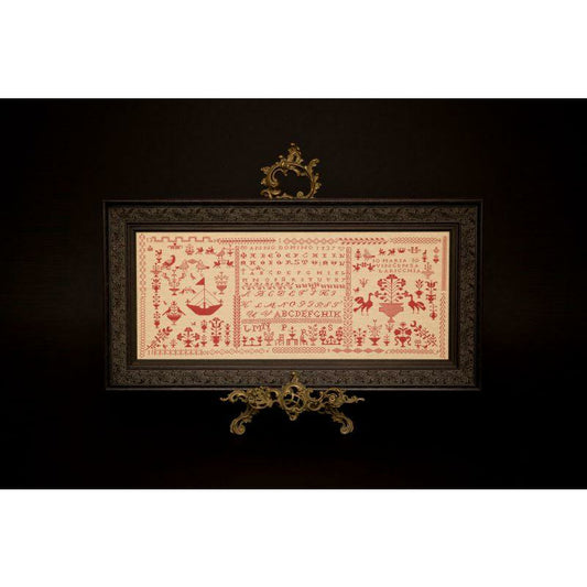 Hands Across The Sea ~ Maria Vincenza Laricchia 1837 Sampler Pattern Booklet