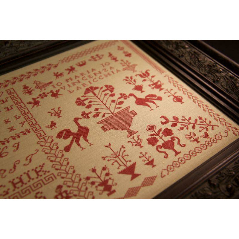 Hands Across The Sea ~ Maria Vincenza Laricchia 1837 Sampler