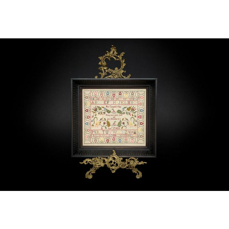 Hands Across The Sea Samplers | Mrs Campbell 1805 Sampler Pattern