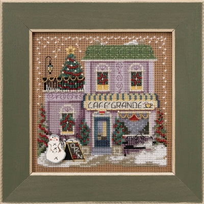 2021 Buttons & Beads Christmas Village Series ~ Cafe Grande