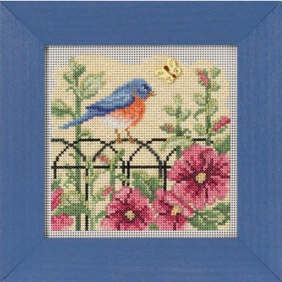 Mill Hill Buttons & Beads Spring 2022 ~ Spring Bluebird Cross Stitch Kit