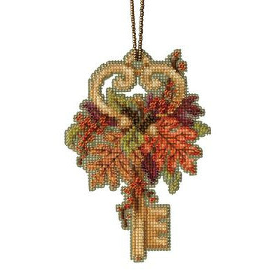 2021 Antique Keys Trilogy ~ Autumn Key Cross Stitch Kit