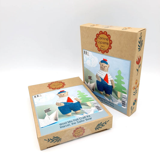 Corrine Lapierre ~ Wool Felt Craft Kit ~ Marcel the Sailor