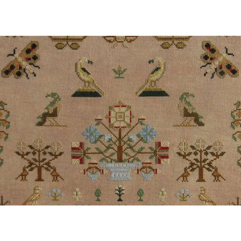 Hands Across The Sea ~ Mary Lea 1793 Reproduction Sampler Pattern