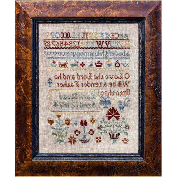 Hands Across The Sea ~ Little Gems Series - Mary Stead 1824 Sampler Pa ...