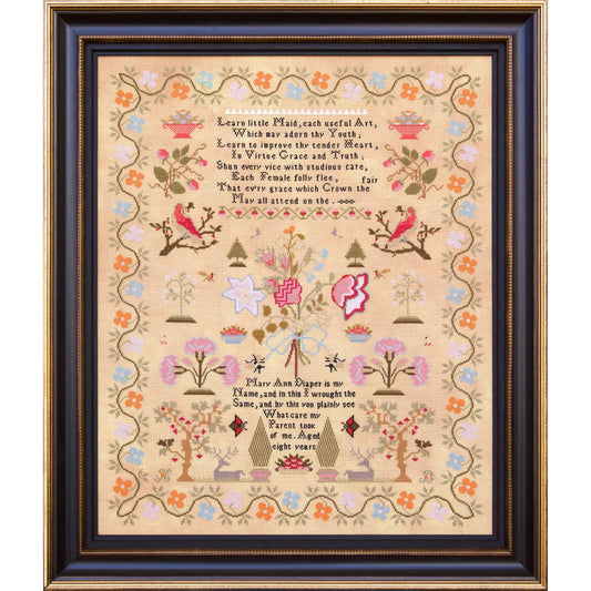 Hands Across The Sea ~ Mary Ann Diaper Sampler Pattern