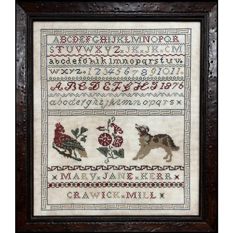 The Scarlett House ~ Mary Jane Kerr 1876 Sampler Pattern