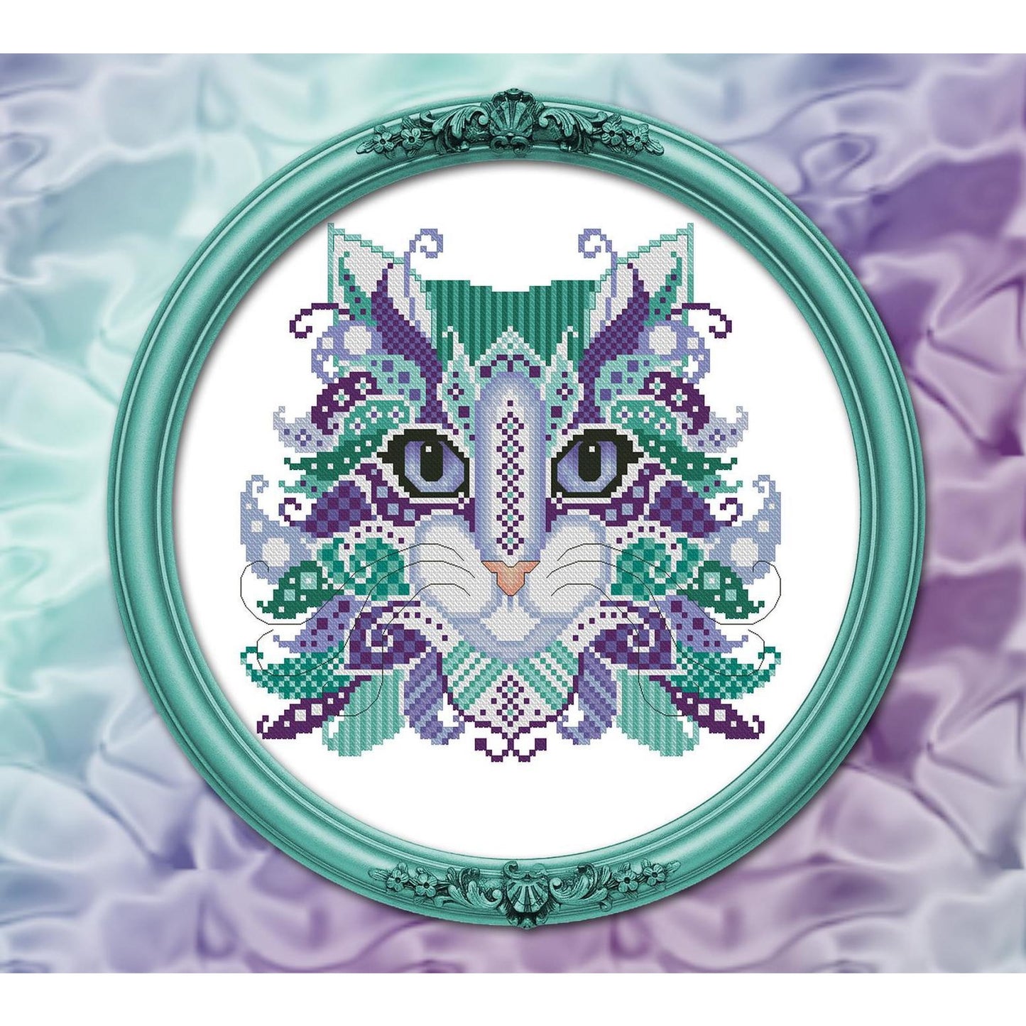 Colorful Cats - Mermaid Pattern