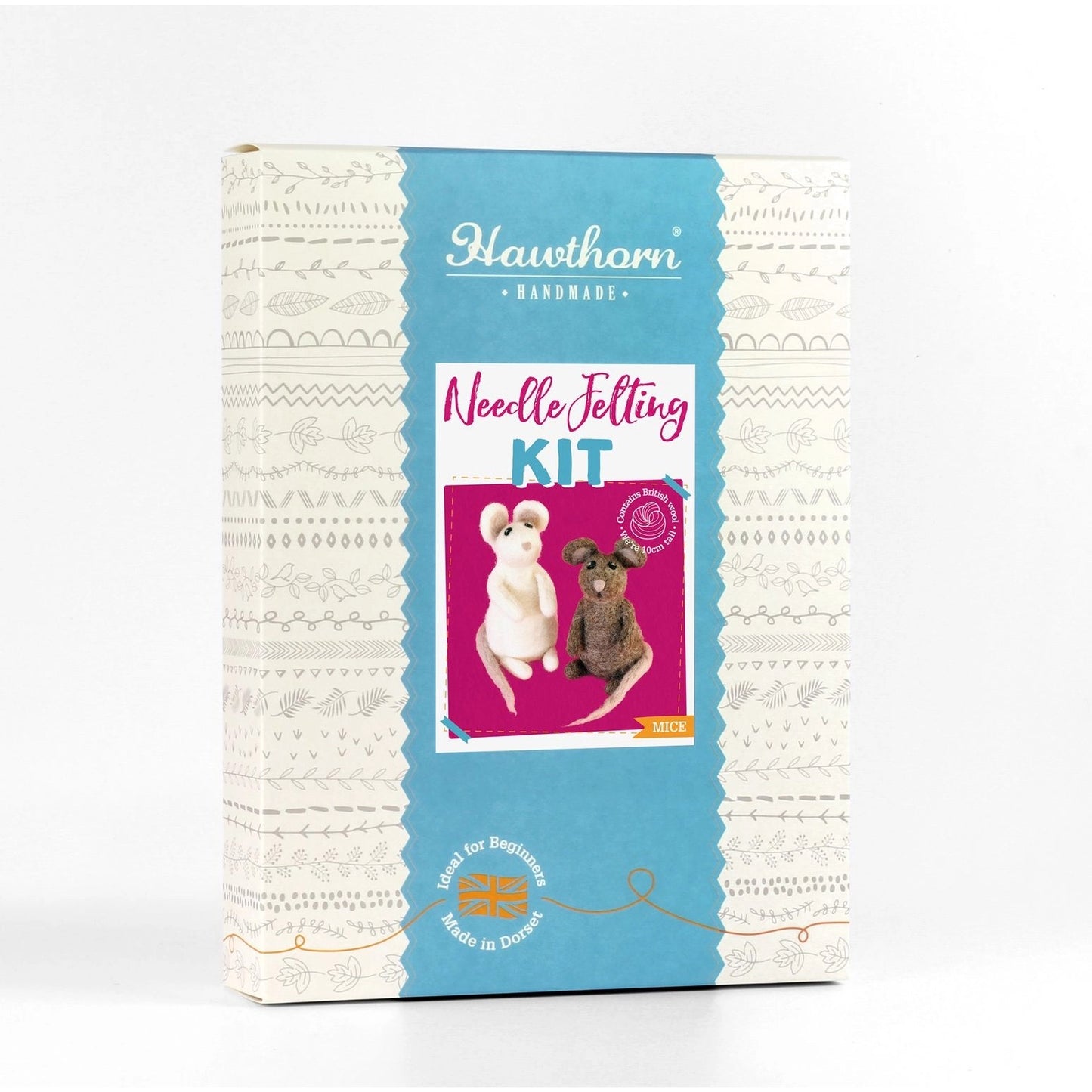 Hawthorn Handmade ~ Mice Needle Felting Kit