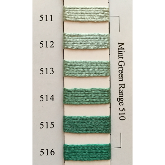 Colors 511 - 516 Mint Green Range