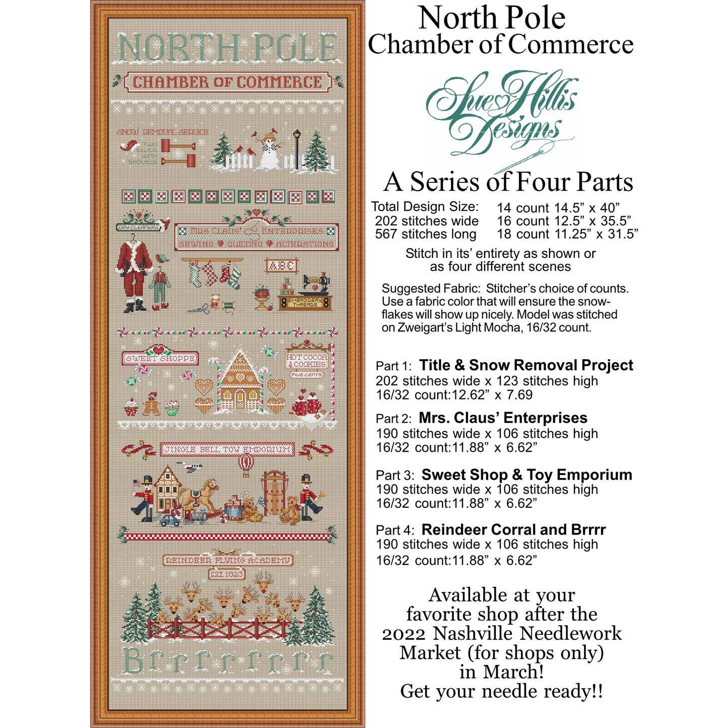 Sue Hillis Designs ~ North Pole Chamber of Commerce Pattern