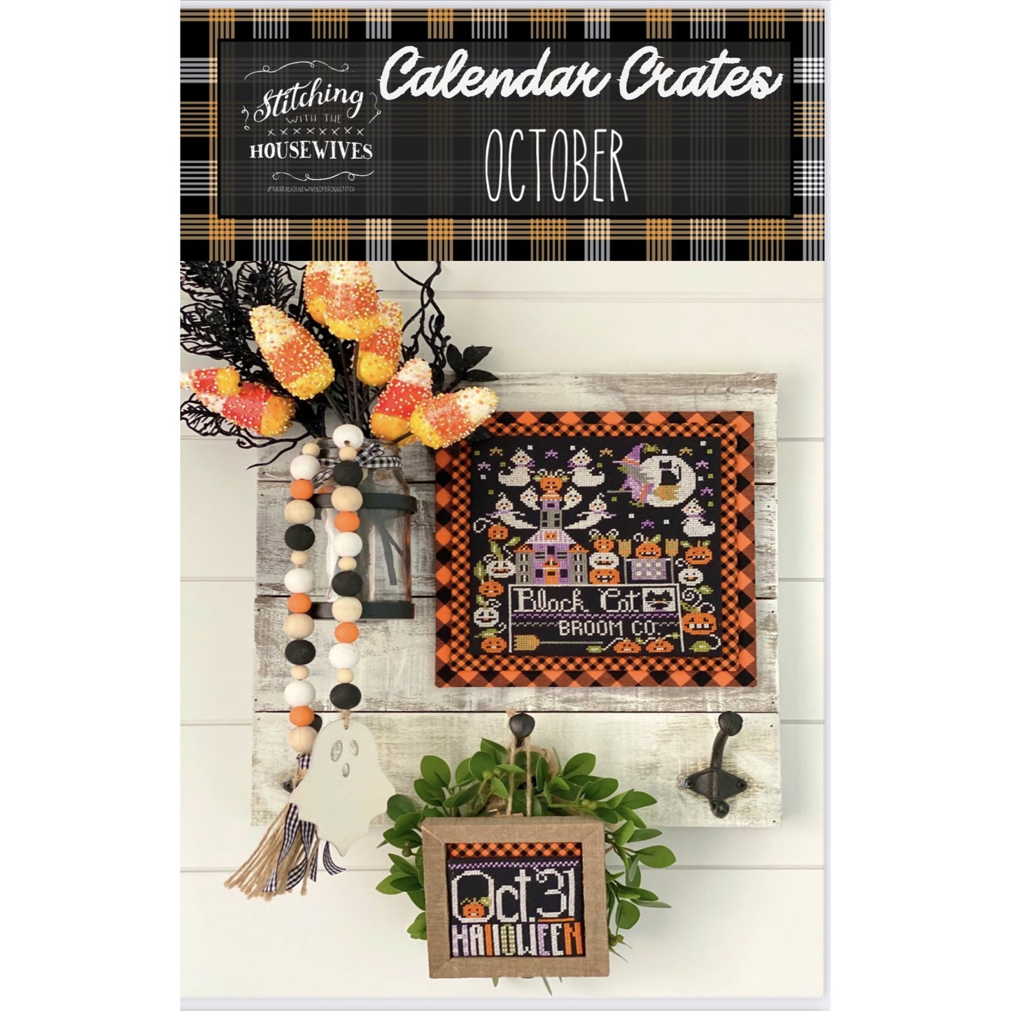 Stitching Housewives ~ Calendar Crates ~ October Pattern