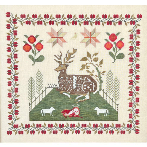 Queenstown Sampler Designs ~ Oh Deer 1830 Sampler