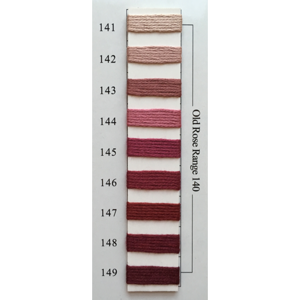 Colors 141 - 149 Old Rose Range