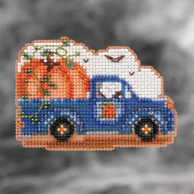 2021 Autumn Harvest ~ Pumpkin Delivery Cross Stitch Kit