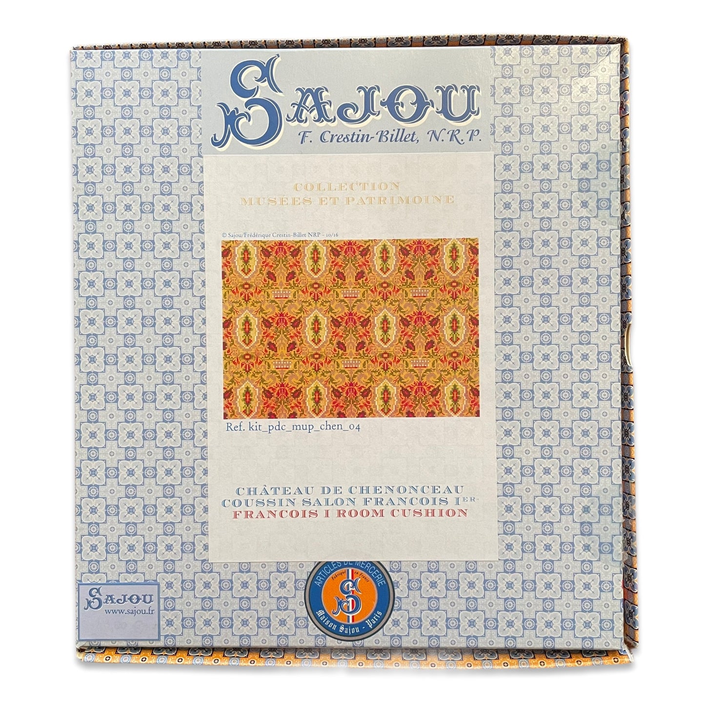 Sajou Francois I Cross Stitch Cushion Kit