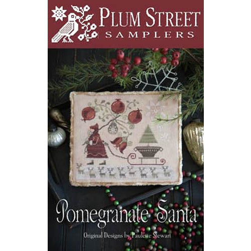 Pomegranate Santa Pattern