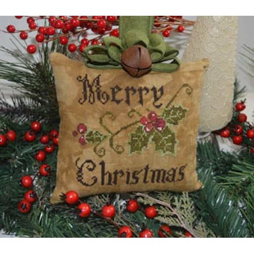 Abby Rose Designs ~ Primitive Merry Christmas Pillow Pattern
