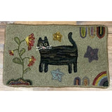 Payton's Primitives Rug Hooking Pattern ~ Purrty Kitty