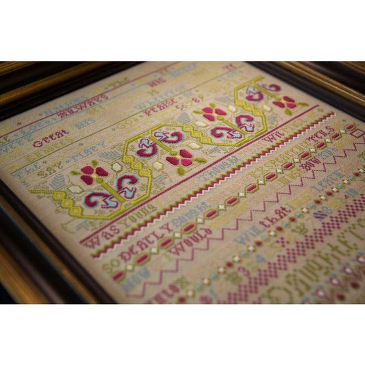 Hands Across The Sea ~ Mary Carter 1712 Queen of the May 2020 Sampler Pattern