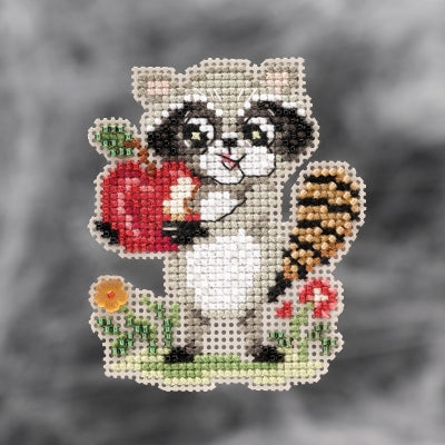 2021 Autumn Harvest ~ Rosie Raccoon Cross Stitch Kit