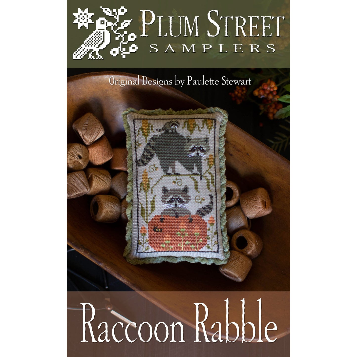 Raccoon Rabble Pattern