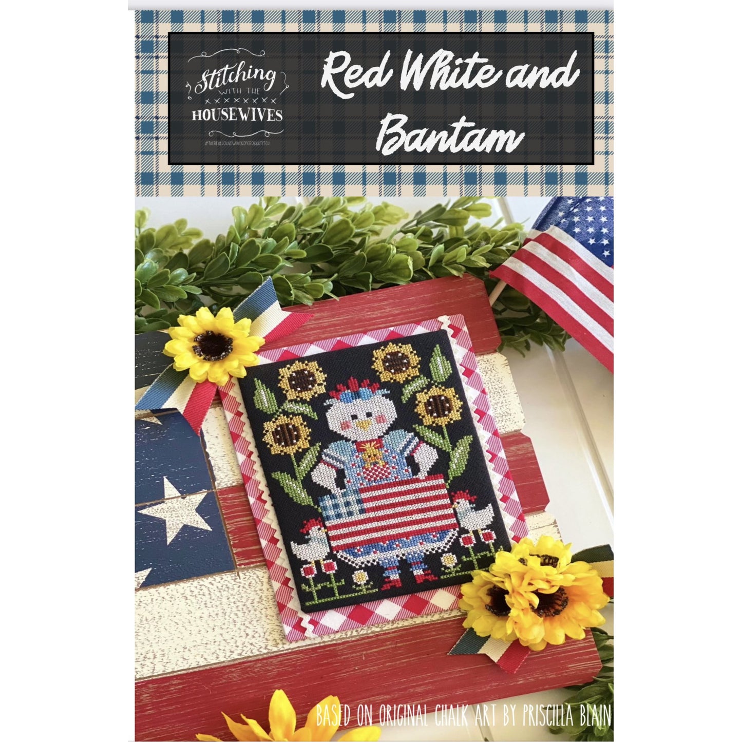 Stitching Housewives ~ Red White and Bantam Pattern