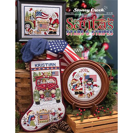 Santa's Stars & Stripes Pattern