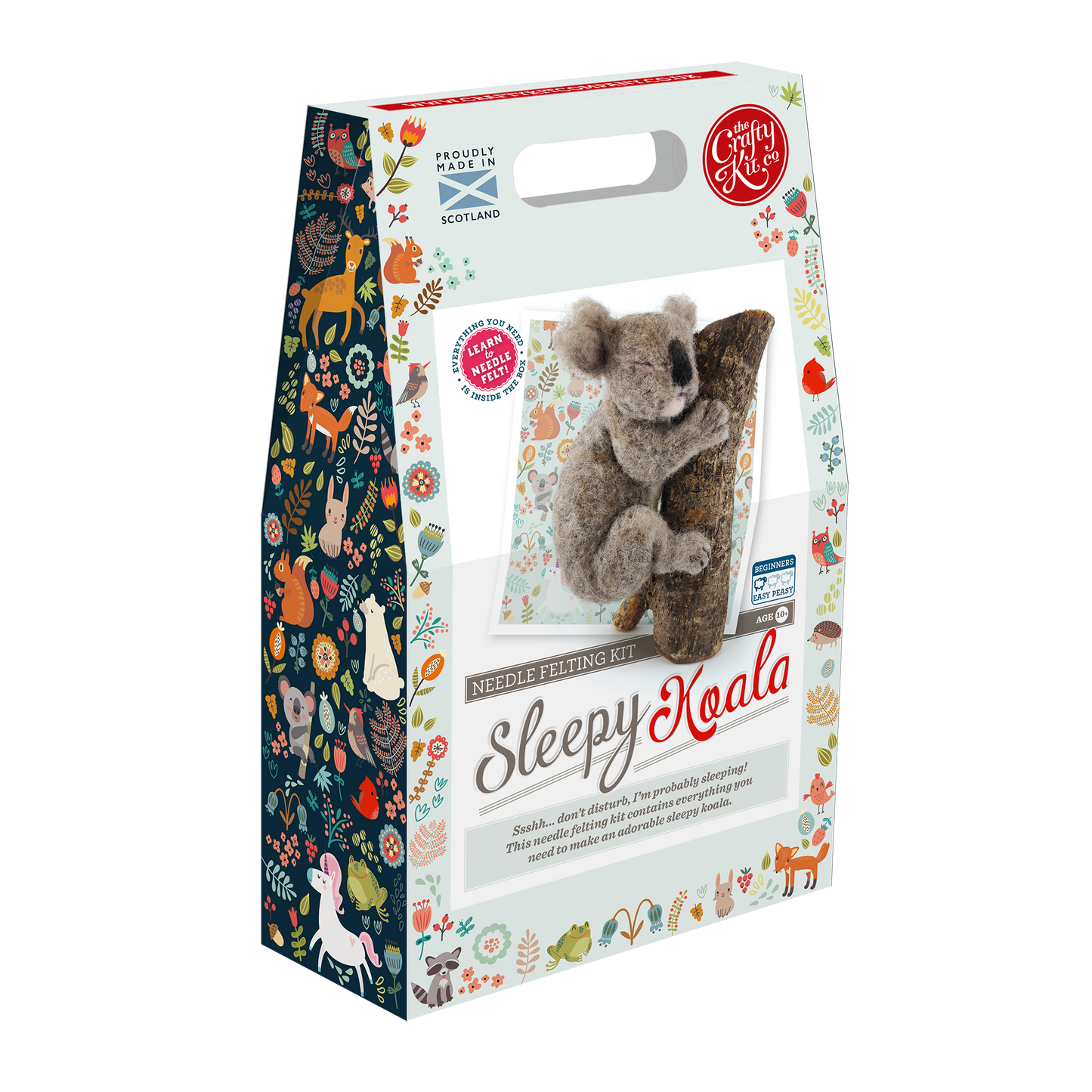 The Crafty Kit Company ~ Sleepy Koala Needle Felting Kit