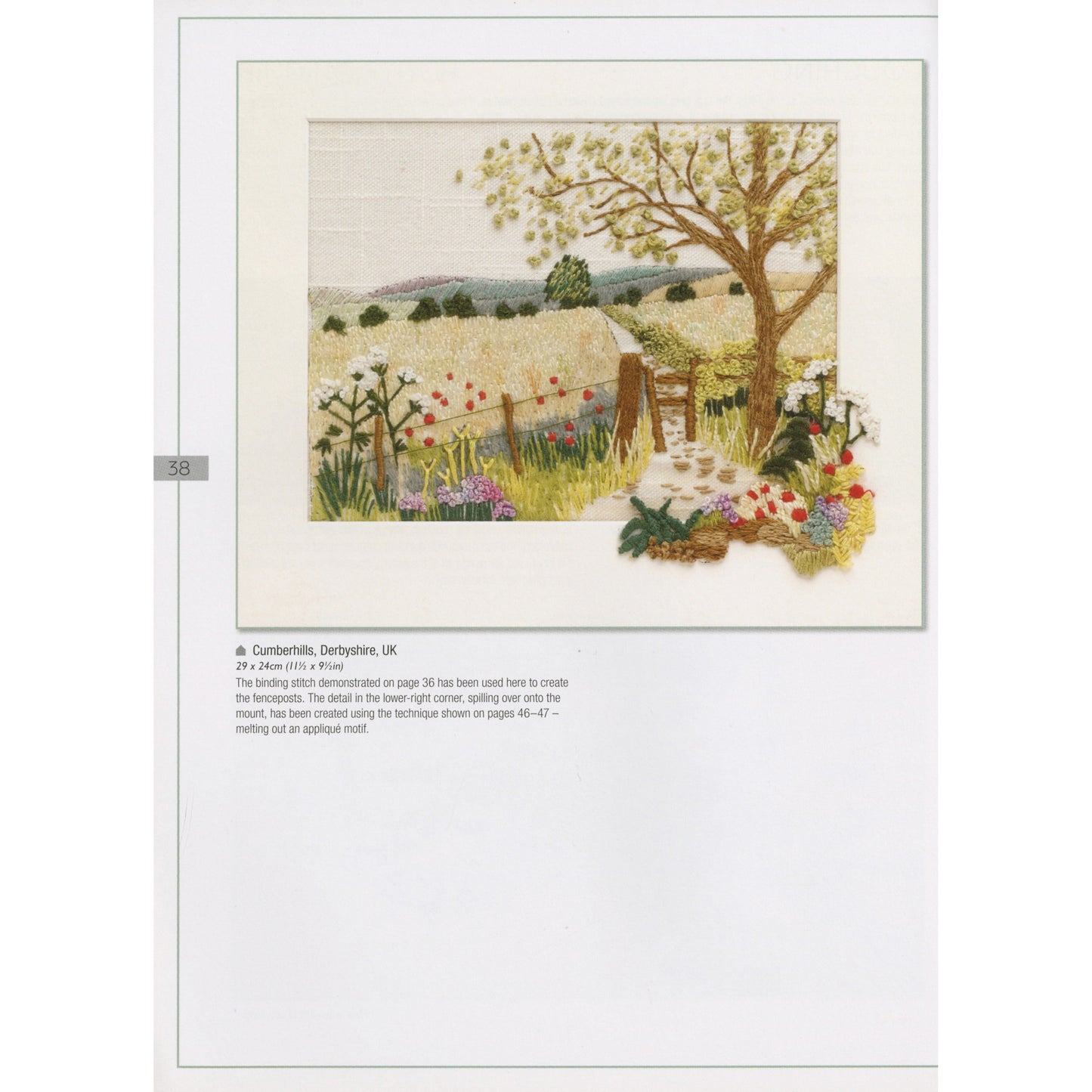 Handstitched Landscapes & Flowers Book