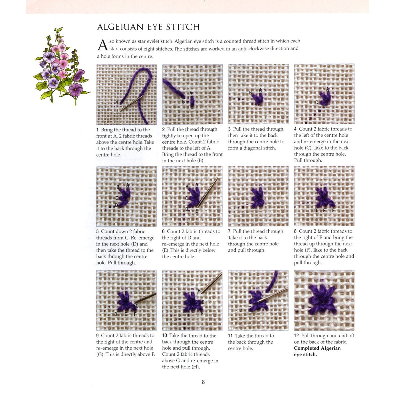 A-Z of Embroidery Stitches