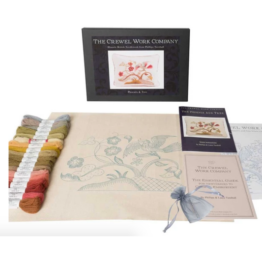 The Crewel Work Company | Phoenix & Tree Crewel Embroidery Kit