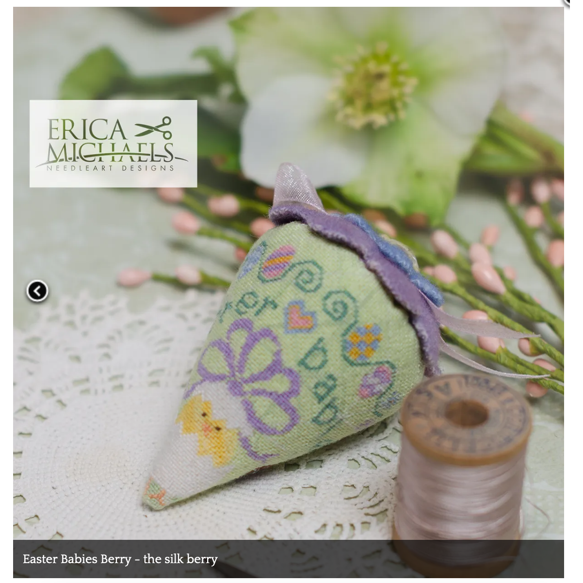 Erica Michaels ~ Easter Babies Berry Pattern - Silk Collection