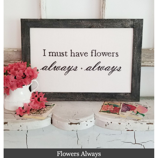 Hello from Liz Mathews ~ Flowers Always Pattern