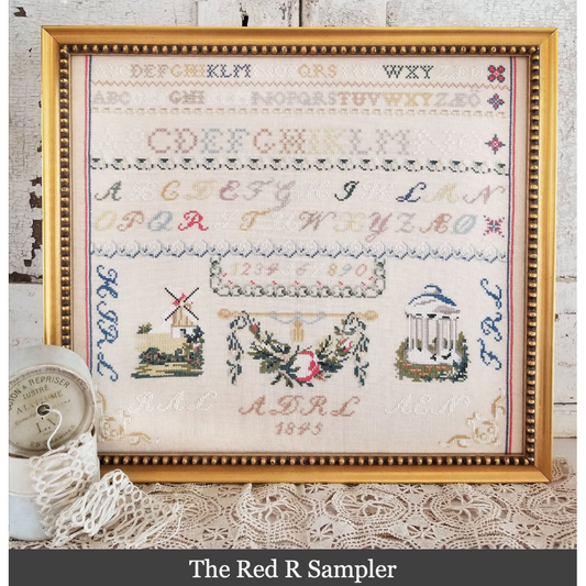 Hello from Liz Mathews ~ Red R Sampler Pattern