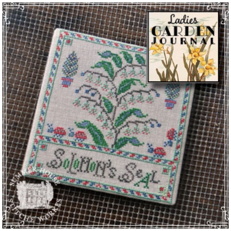 Summer House Stitche Workes ~ Ladies Garden Journal - Solomon's Seal Pattern Three