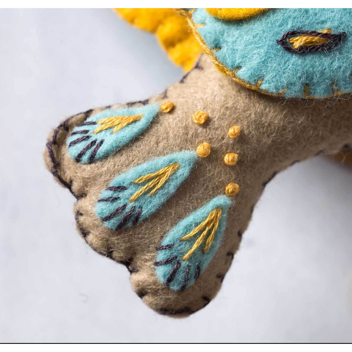 Corrine Lapierre ~ 12 Days of Christmas - Turtle Dove Mini Embroidery Kit