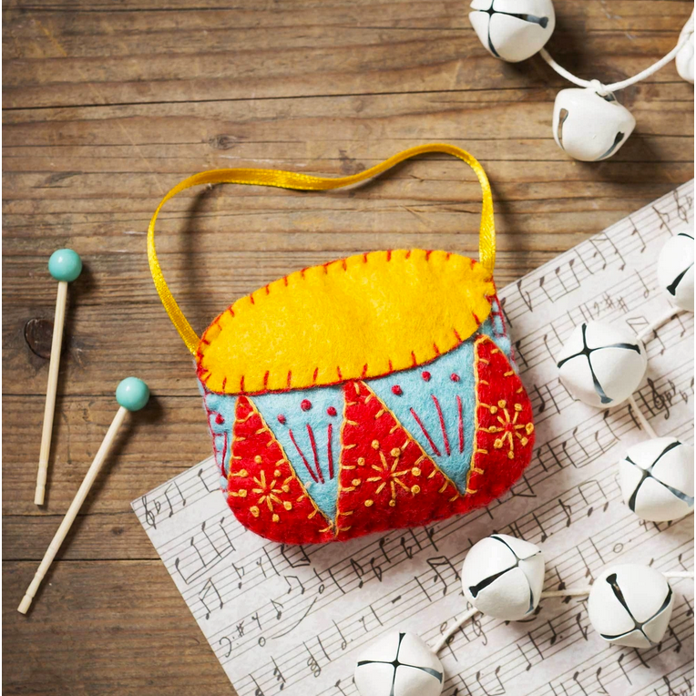 Corrine Lapierre ~ 12 Days of Christmas - Drum Mini Embroidery Kit