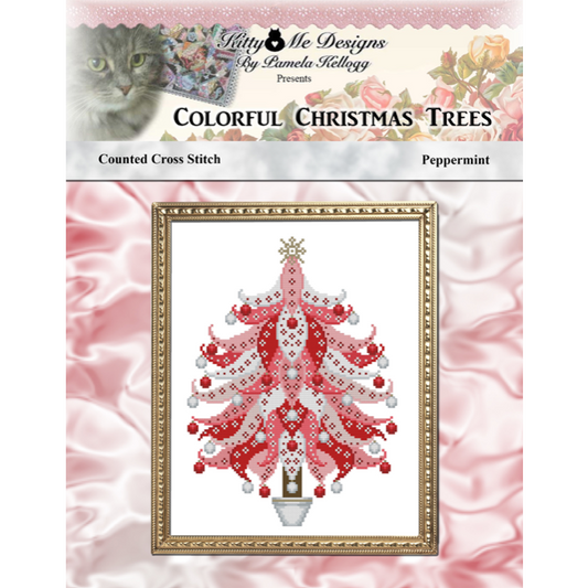 Colorful Christmas Trees Pattern ~ Peppermint