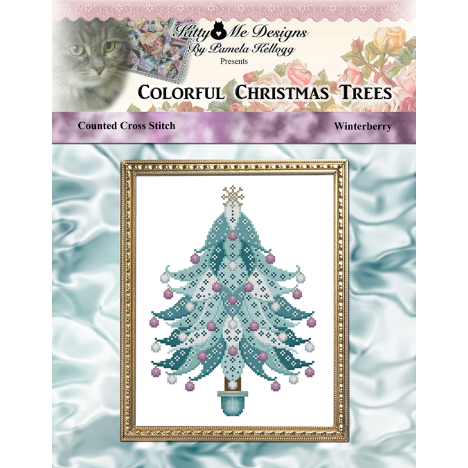 Colorful Christmas Trees Pattern ~ Winterberry