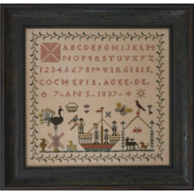 La-D-Da ~ Little Virginie 1837 Sampler Pattern