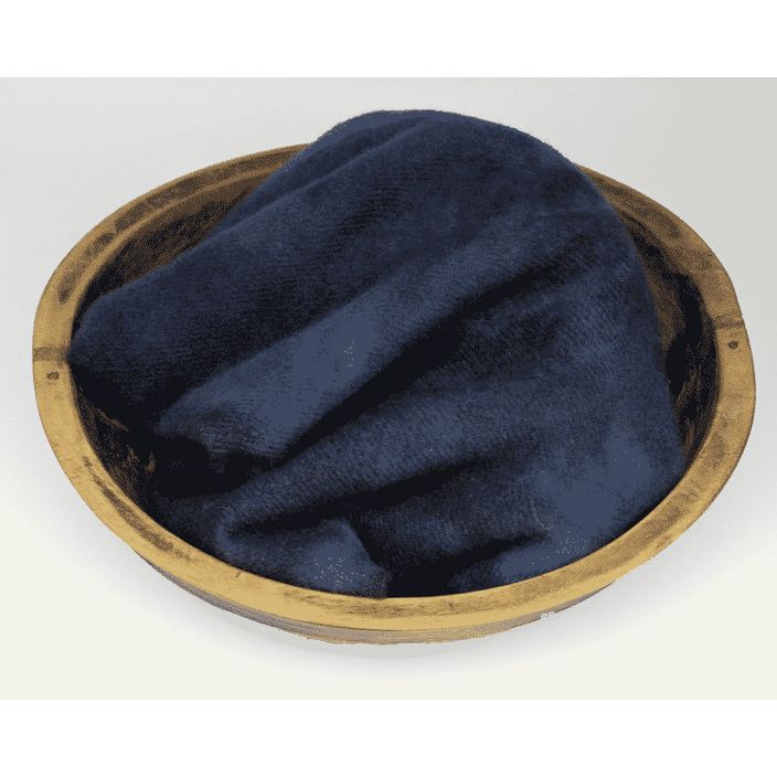 Blackberry Primitives ~ Faded Indigo Hand-Dyed Wool Fabric Fat Quarter SOLID